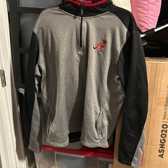 University of Alabama Zip Up Crewneck - Picture 1 of 2